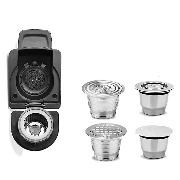 Återanvändbar kapsel adapter för kaffekapslar konverterade med Dolce kaffemaskintillbehör