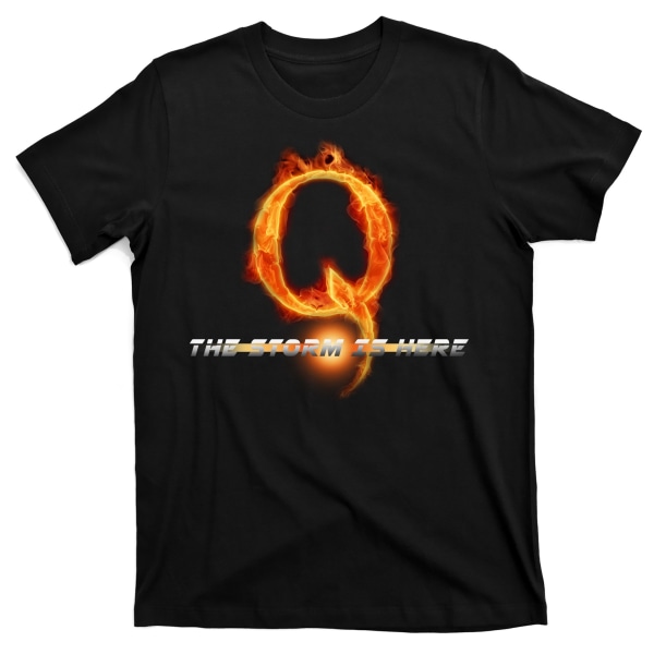 Q-Anon The Storm Is Here T-Shirt L