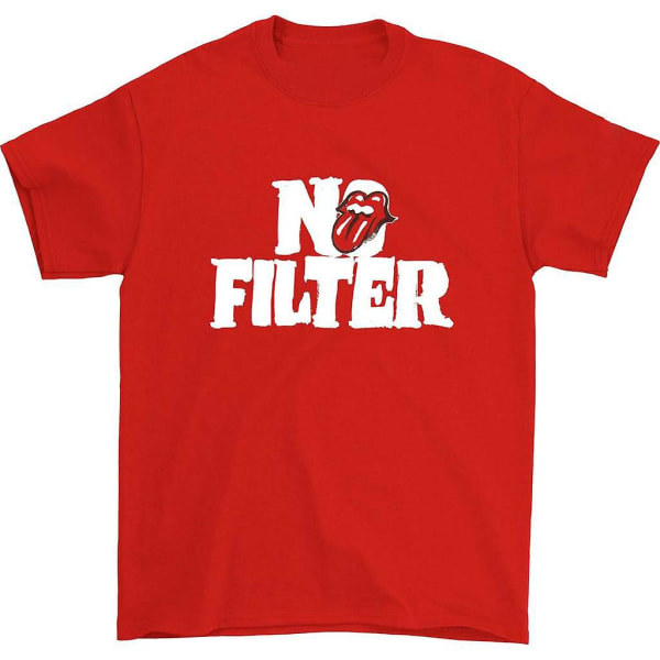 Rolling Stones No Filter Header Logo T-shirt L