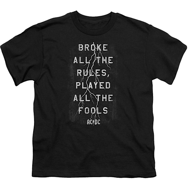 AC/DC Struck Ungdom T-shirt M