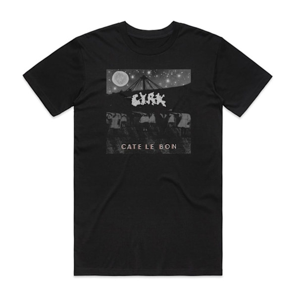 Cate Le Bon Cyrk Albumomslag T-shirt Svart XXXL