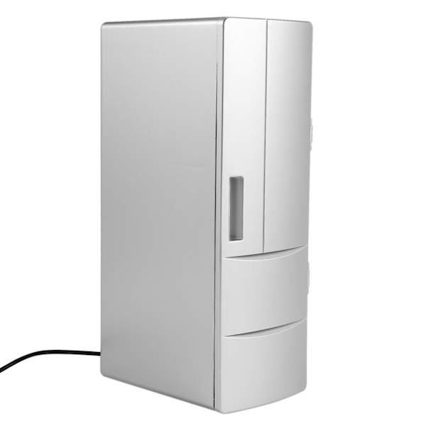 Minikøleskab USB-fridge fryser til drikkevarer øl varmere rejsekøleskab fryser bil kontor u