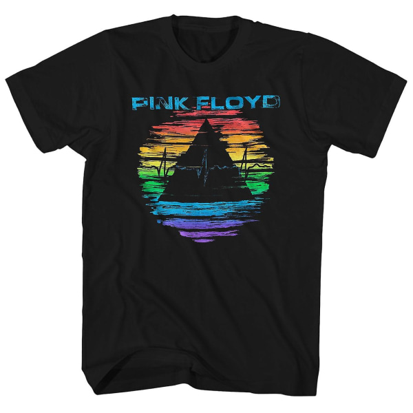 Pink Floyd T-paita Rainbow Prism Pink Floyd T-paita L