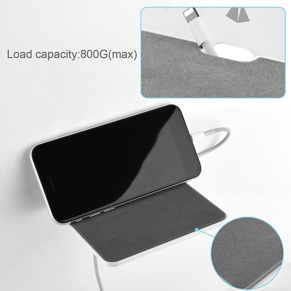 4-pack vägghylla högtalarställ, Bluetooth högtalare akryl vägghylla displayställ, webbkamera, Cel