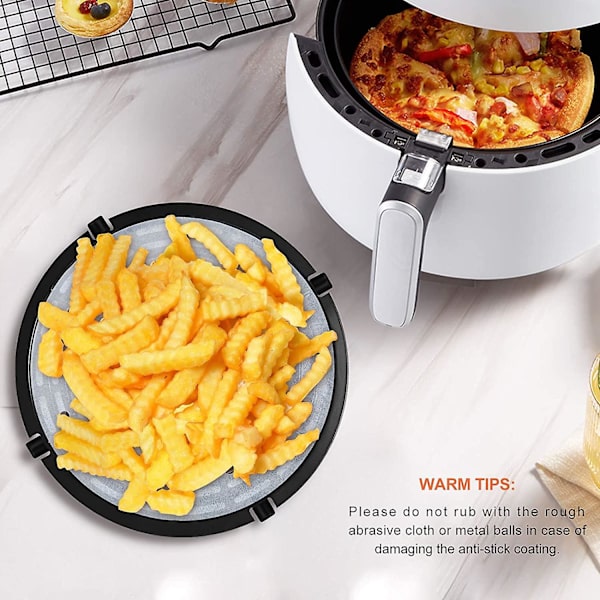 Luftfrityrkurv og erstatningsgryte, Non-Stick Stekepanne Crisper 5qt