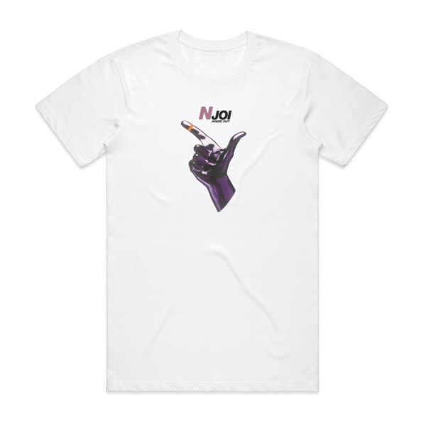 N-Joi Inside Out Album Cover T-shirt Hvid M