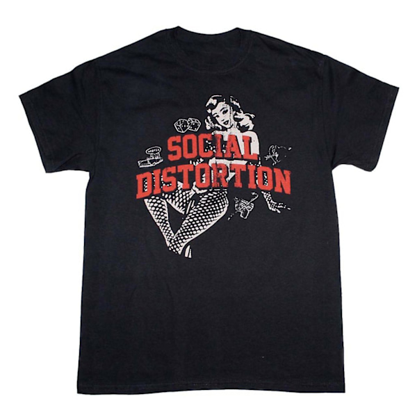 Social Distortion T-shirt Social Distortion White Light Icons T-shirt XXXL