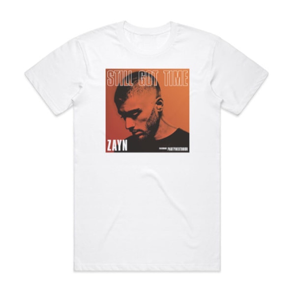 ZAYN Still Got Time Album Cover T-Shirt Vit XXL