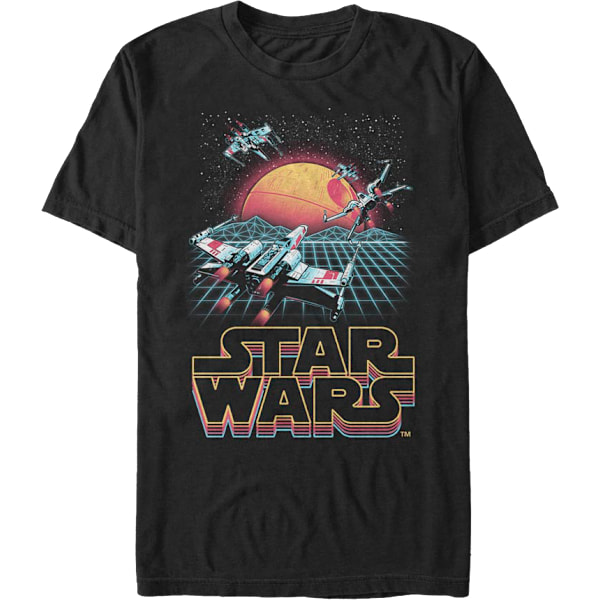Retro X-Wing Tähtihävittäjät T-paita Star Wars M