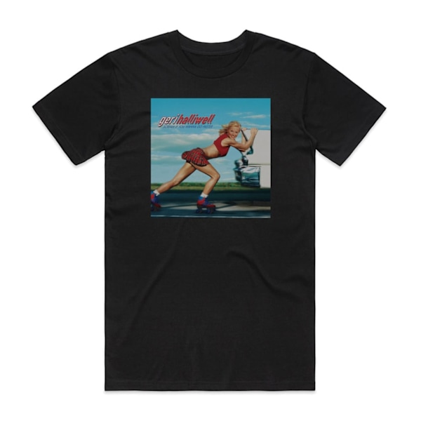 Geri Halliwell Scream If You Wanna Go Faster Album Cover T-shirt Sort M