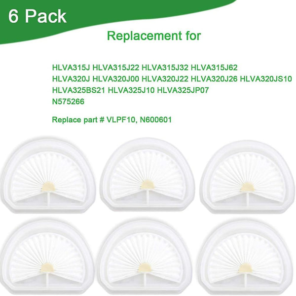 Hlva315j62 Hlva320j00 Imurin Osien Vaihto HEPA-Suodatin Vaihto-osat Vlpf10 N6