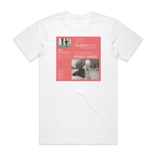 Wendy James Queen High Straight -albumi -kansipaita Valkoinen XXXL