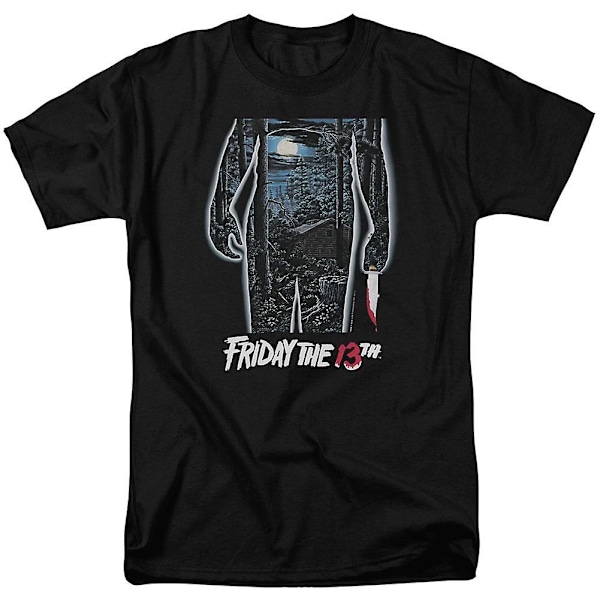 Fredagen den 13:e 13:e Poster Vuxen T-shirt S