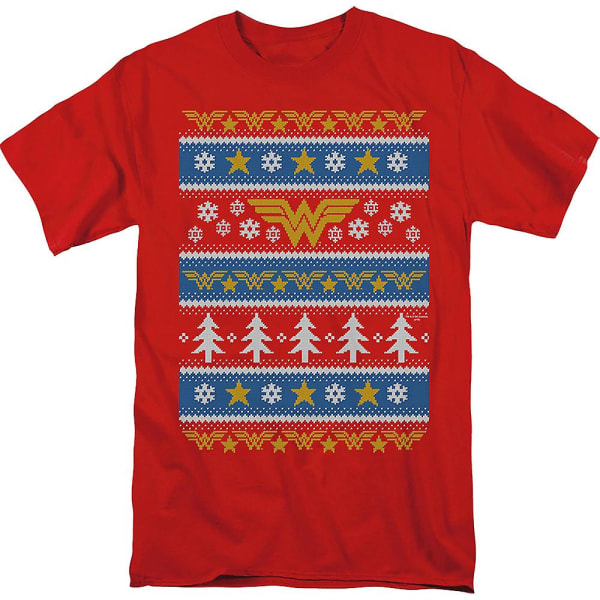 Wonder Woman Stygg Faux Knit DC Comics T-skjorte S