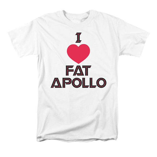 Battlestar Galactica I Heart Fat Apollo T-skjorte M