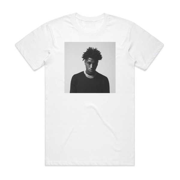 Youngboy Never Broke Again Toppalbumomslag T-shirt Vit XXXL