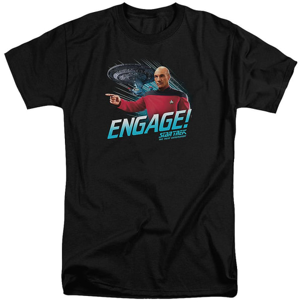 Engage Star Trek The Next Generation T-shirt M