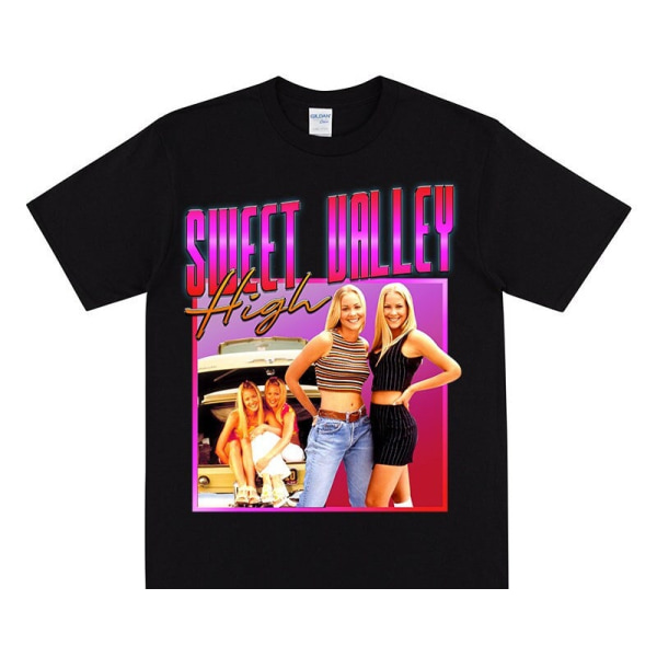 SWEET VALLEY HIGH T-shirt Black XXL