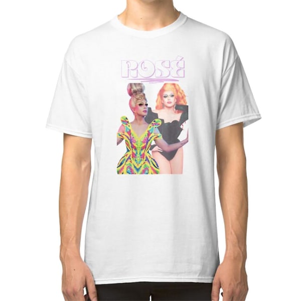 T-shirt med Retroinspirerad Ros från Säsong 13 av RuPaul's Drag Race XL