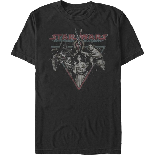 Retro Lysstjernekamp Star Wars T-skjorte M