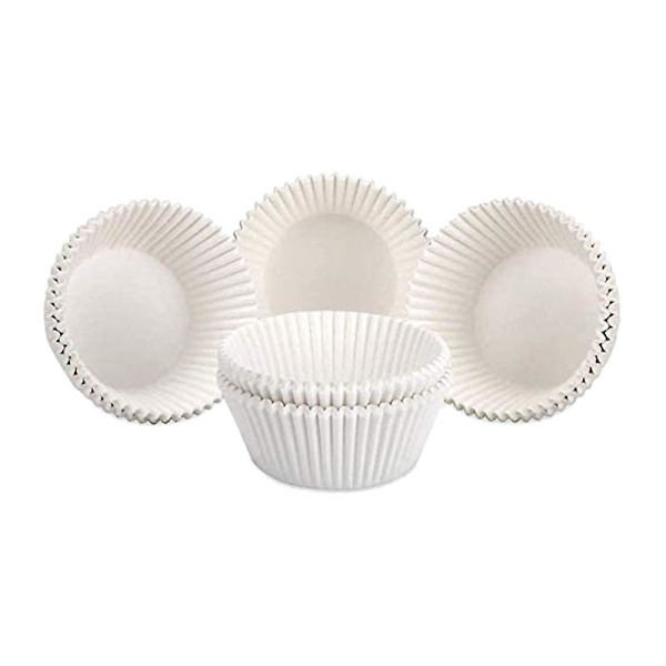 Cupcake-laatikko 500 kpl Valkoinen Kakun Leivontaan Laatikko Paperikupit Paperikupit