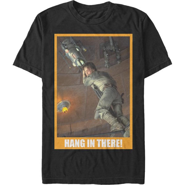 Luke Skywalker Hang In There Star Wars T-shirt M