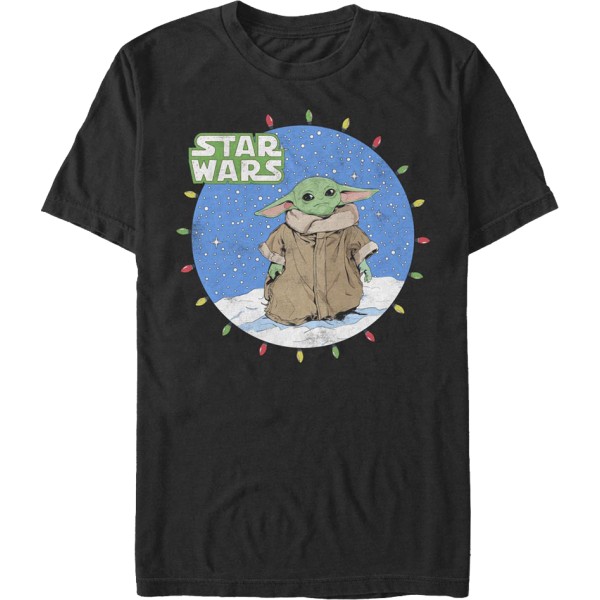 The Child Julelys Cirkel The Mandalorian Star Wars T-Shirt S