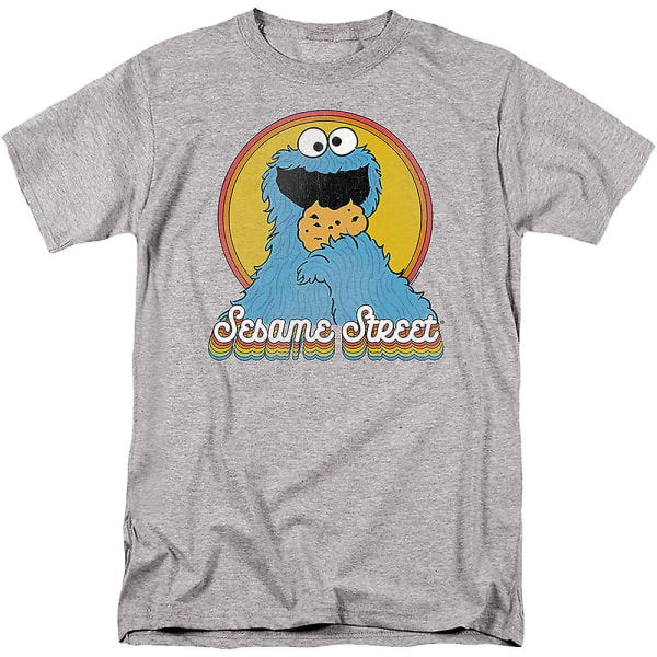 Retro Cookie Monster Sesame Street T-shirt XXXL