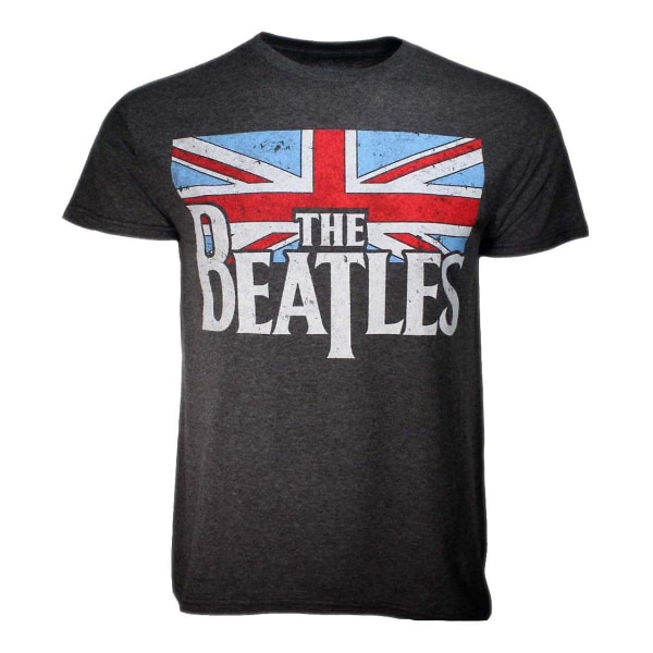 The Beatles T-skjorte Beatles Distressed Britisk Flagg T-skjorte S