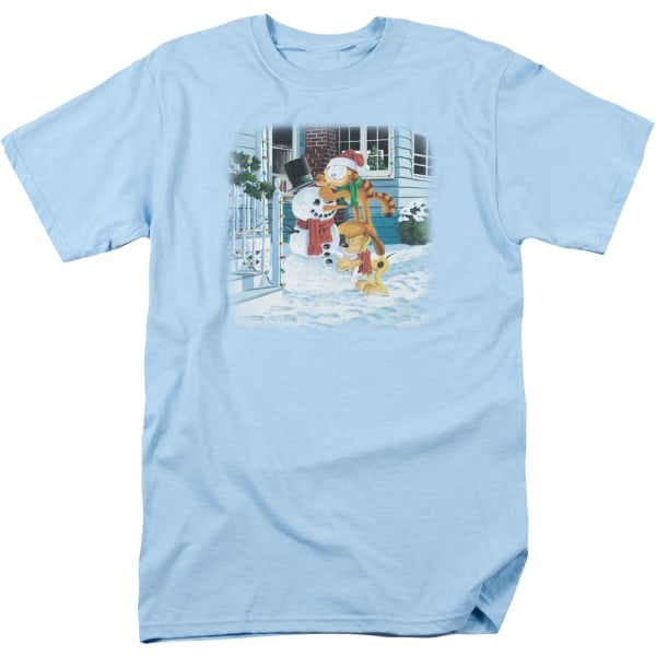 Snowman Garfield T-shirt XXXL