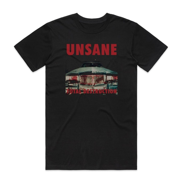 Unsane Total Destruction -albumin kansikuva T-paita Musta XXL