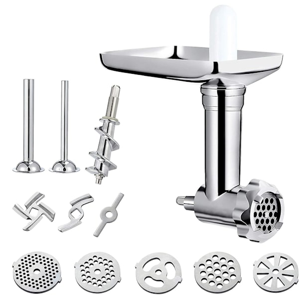 Kestävä lihamyllytarvikkeet KitchenAid-takaisesekaimelle, makkaran täyttöputkella / elintarvikkeiden käsittelyyn