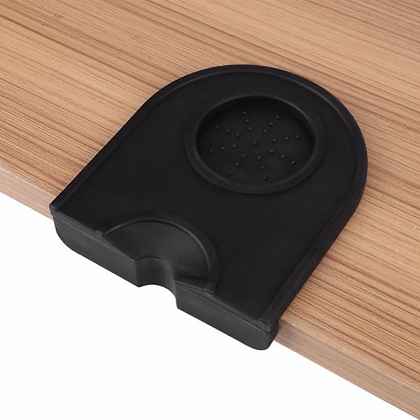 2 stk. Køkkenredskaber: 1 stk. Latte Art Pen Tamper Holder Silikonmåtte og 1 stk. Kaffemaskinebørste