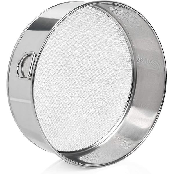 Rustfrit Stål Professionel Rund Melsigte, Finmasket Sigte (15 cm 60 Mesh) (a-1b)