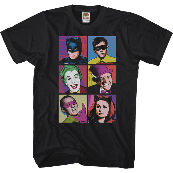 TV-sarjan Pop Art Batman -paita Uusi XXXL