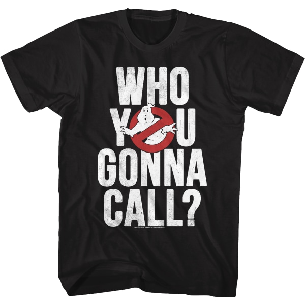 Distressed Who You Gonna Call Äkta Ghostbusters T-shirt M