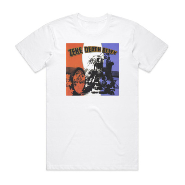 Zeke Death Alley -albumin kansi - T-paita, valkoinen XXXL