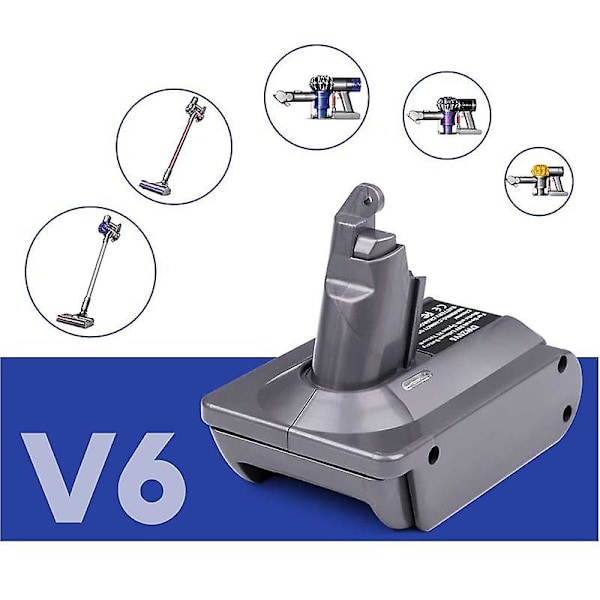 V6 Batteriadapter Dw20v6 Til 20v Lithium Batteri Konvertering Til V6 Batteri Sv03 Sv04 Sv09 DC62 DC5