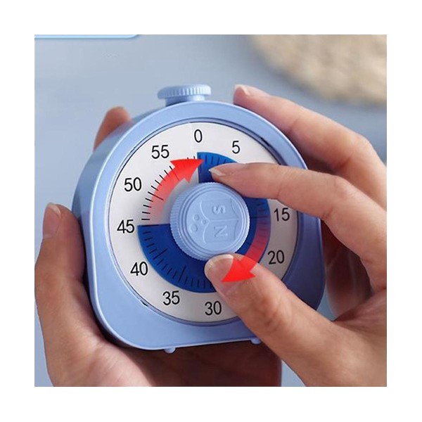 Vision Timer Mekanisk Köktimer 60 Minuter Alarm Matlagning Timer Rosa