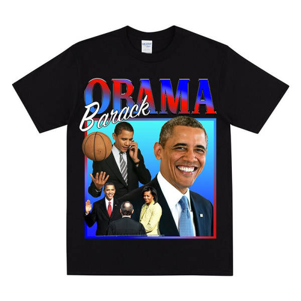 BARACK OBAMA Hyldest T-shirt Black XL