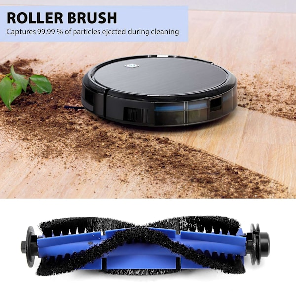3-pakks erstatningsdeler Rullebørste for Eufy Robovac 11s 15c 30 30c 12 35c Robotstøvsuger