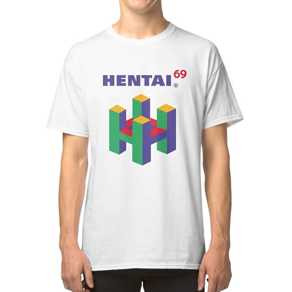 Hentai 69 - Nintendo 64 logo T-shirt white