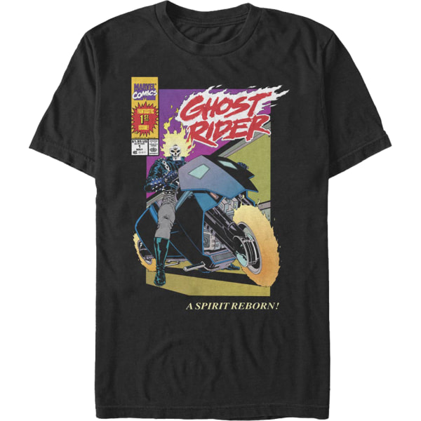 A Spirit Reborn Ghost Rider Marvel Comics T-skjorte Ny XXXL