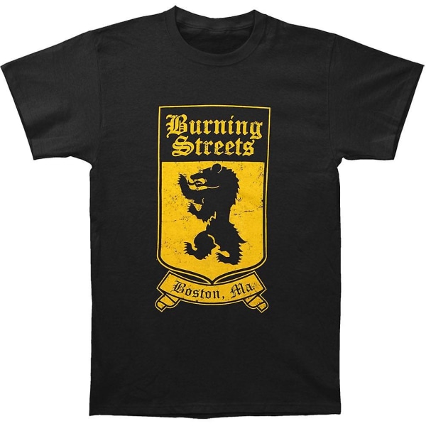 Burning Streets Crest T-shirt XL