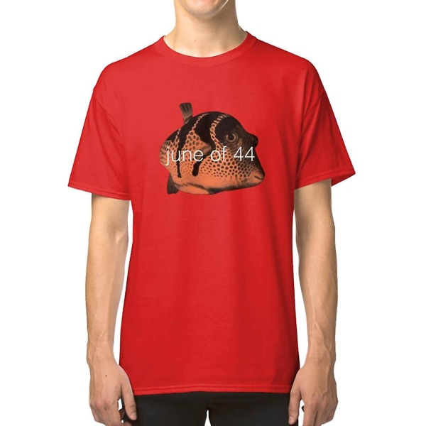 Fiskedam T-shirt red L