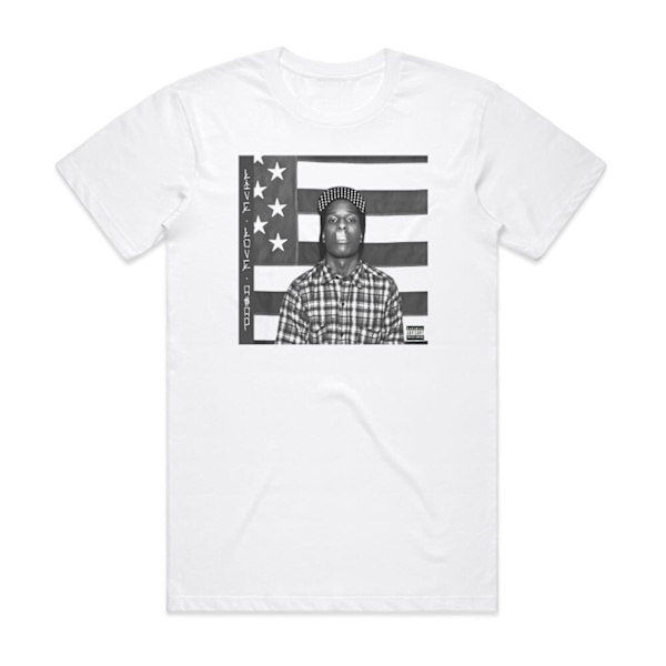 ASAP Rocky Liveloveaap Album Cover T-shirt Vit XXL