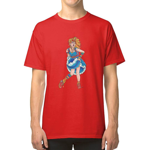 Cyndi Lauper Rainbow Brite Mashup T-shirt XXL