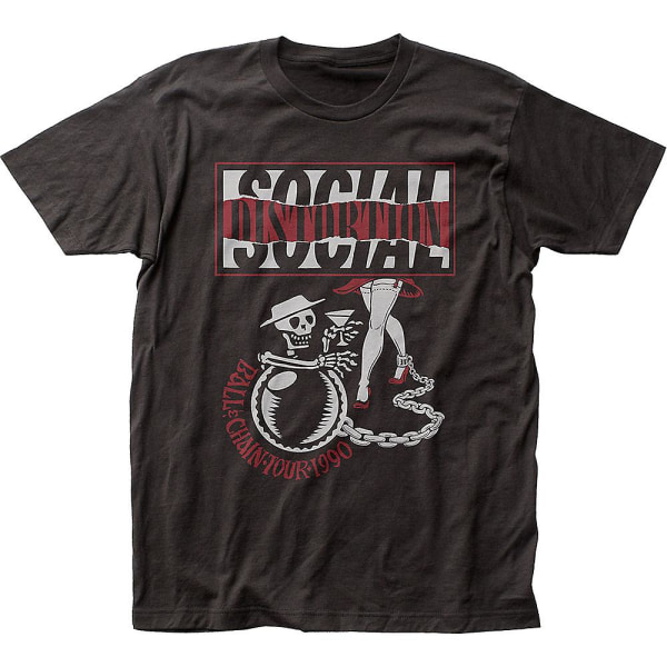 Social Distortion Ball and Chain Tour T-shirt S