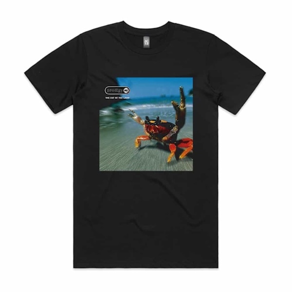 Prodigy The Fat Of The Land -albumin kansikuva T-paita Musta XXXL