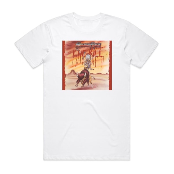 Meliah Rage Live Kill Album Cover T-shirt Vit XXL